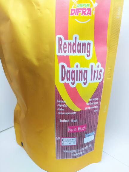 Rendang Daging Iris