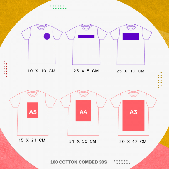 Kaos Custom Sablon DTF