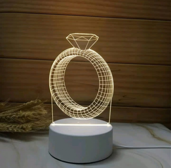 LAMPU TIDUR 3D ACRYLIC