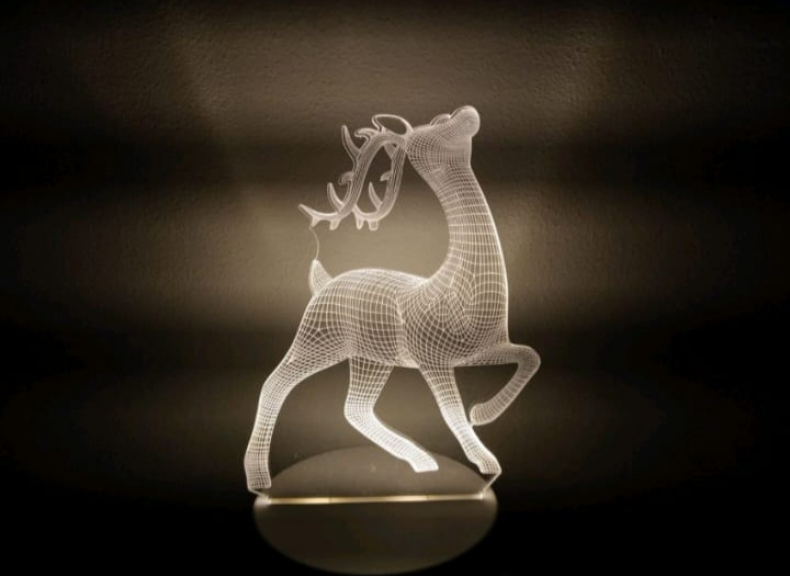 LAMPU TIDUR 3D ACRYLIC