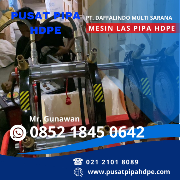 Mesin Alat Sambung Hdpe Pipa Air Bersih ukuran 14 Inch 355mm