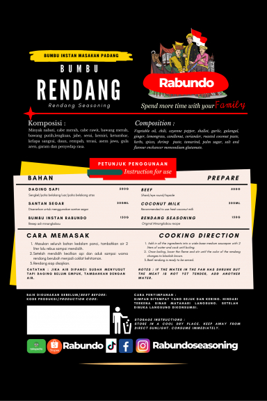 Bumbu Rendang Instan