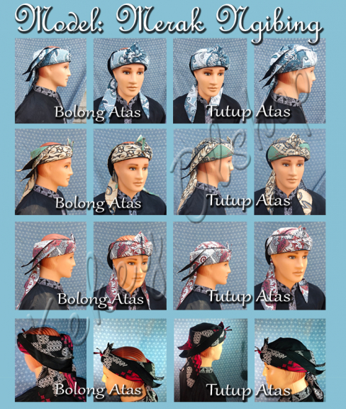 Totopong Blankon Ikat Kepala Tradisional