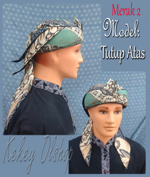 Totopong Blankon Ikat Kepala Tradisional