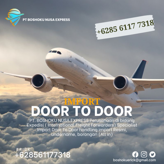 JASA IMPORT DOOR TO DOOR BORONGAN TERPERCAYA MURAH ALL IN JASA IMPORT DOOR TO DOOR IMPOR
