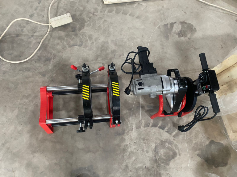 Mesin las pipa hdpe 200mm manual mesin penyambung pipa hdpe