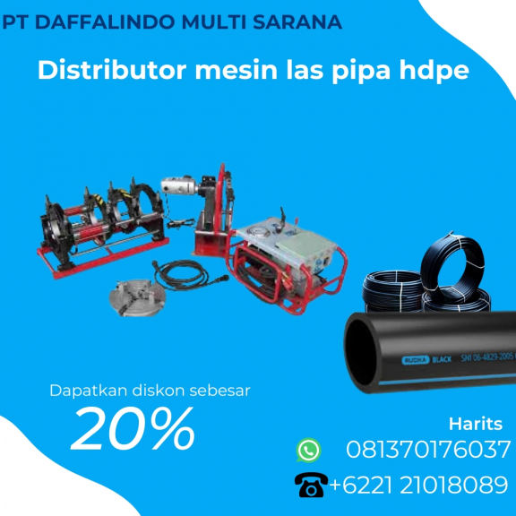 Mesin Sambung pipa hdpe SHDS 250mm Hydraulic 