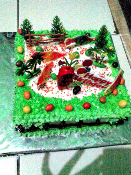 KUE ULANG TAHUN 6 TAHUN