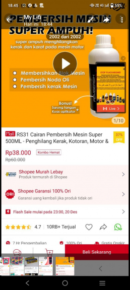 Pencucian Cr 07 motor