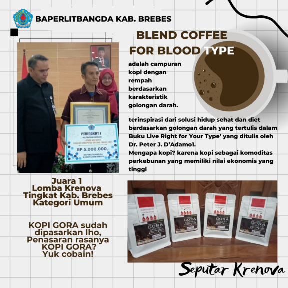 BLEND COFFEE FOR BLOOD TYPE