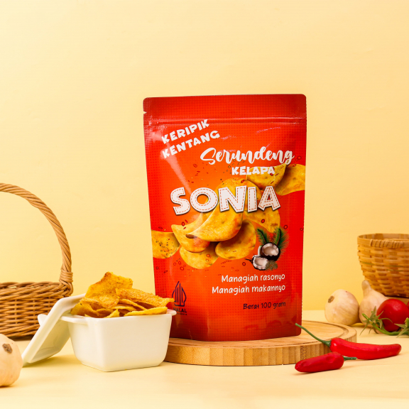 Keripik Kentang Serundeng