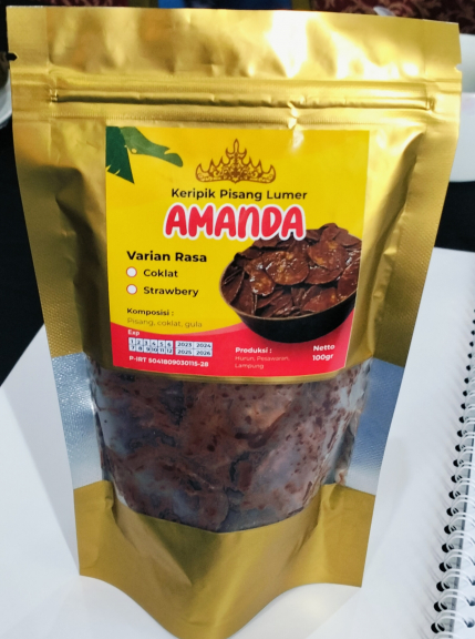 Keripik pisang lumer Amanda