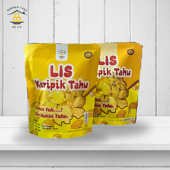 Keripik Tahu Lis Rasa Sapi Panggang