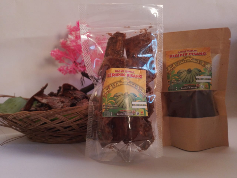 KERIPIK PISANG DAPUR MAMAK SNACK COKLAT LUMER KACANG