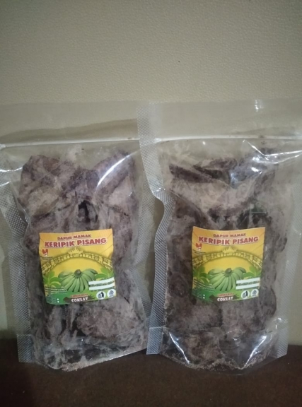 Keripik pisang Dapur Mamak Snack Rasa coklat