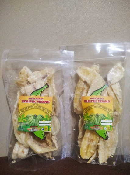 Keripik Pisang Dapur mamak Snack Rasa Susu lumer Keju