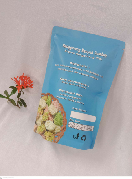 Rengginang mini ketan hitam