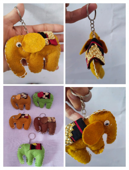 Gantungan konci gajah 