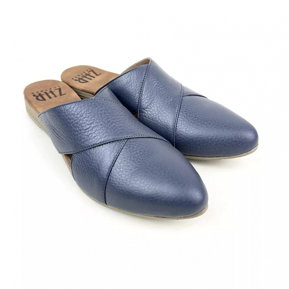 Sepatu Tutong  flat model silang Kulit asli garut