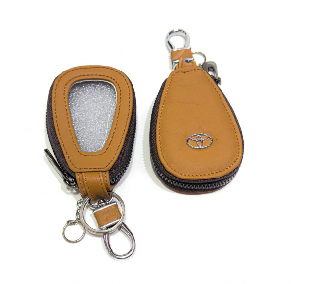 Dompet Stnk / Gantungan kunci Mobil/ Motor Kulit asli garut kulit sapi