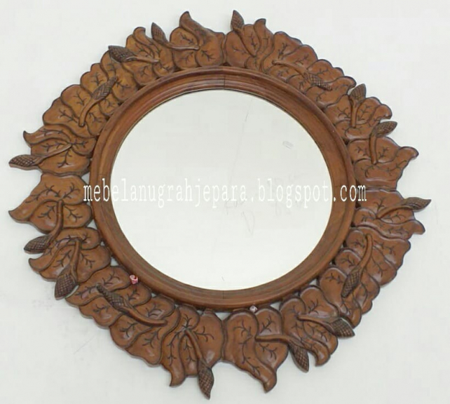 Cermin Hias Daun