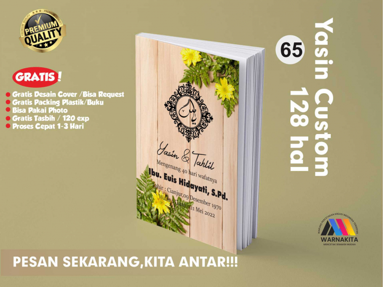 Buku Yasin Tahlilan Custom 