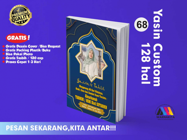Buku Yasin Tahlilan Custom 