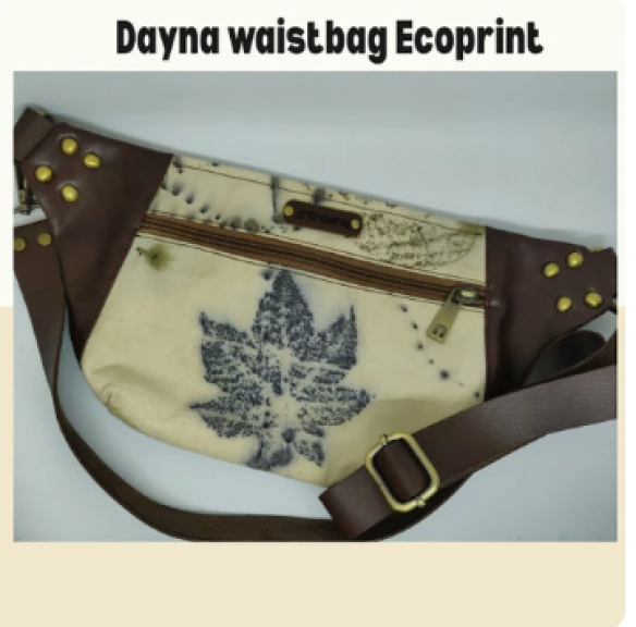 Dayna tas selempang Ecoprint