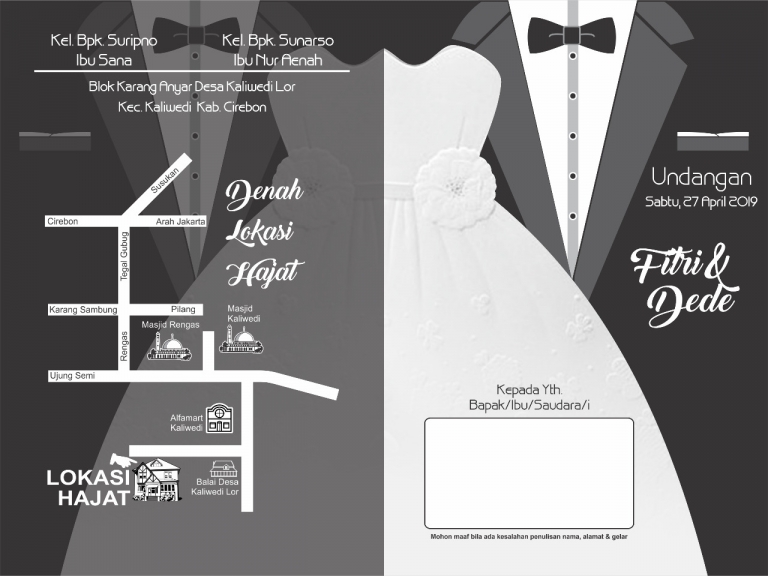 Undangan menikah/khitanan