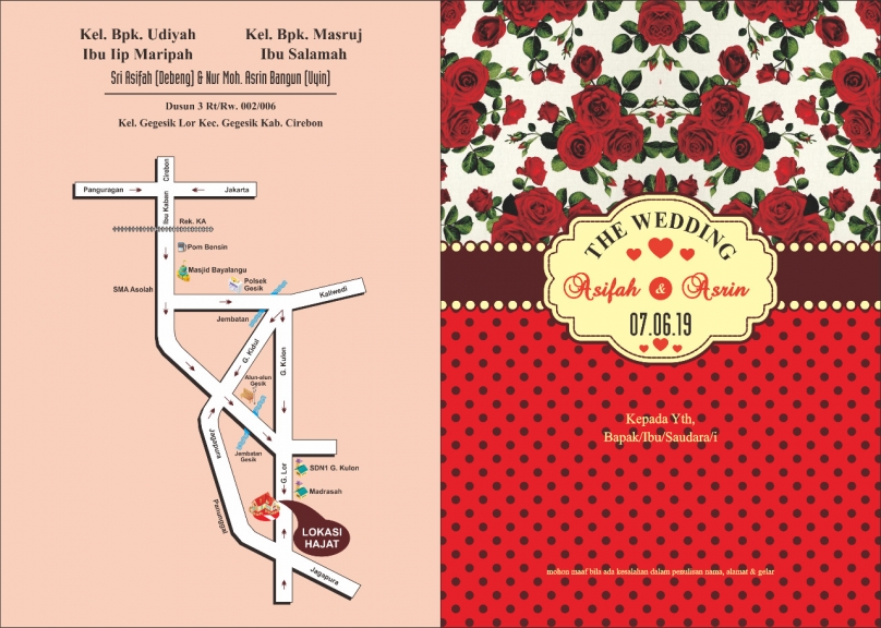 Undangan menikah/khitanan