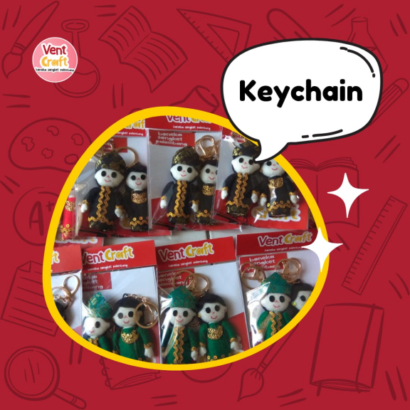 Boneka songket Palembang