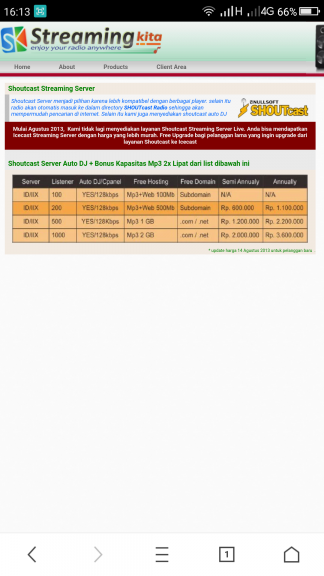 Website hosting domain 