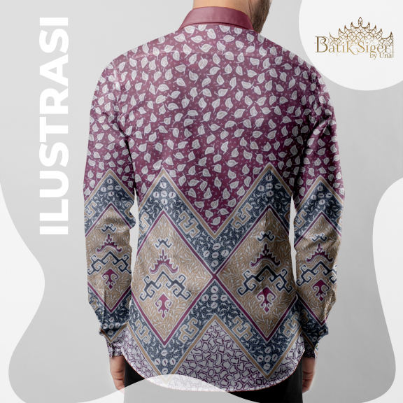 Batik Tulis motif Lampung bahan Katun 240 x 110 cm