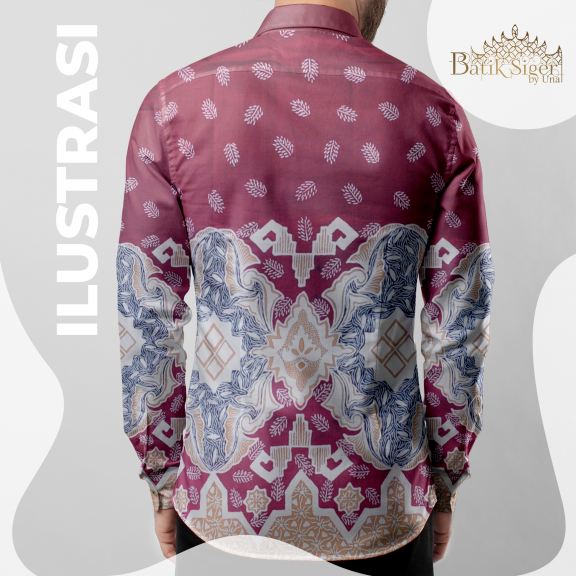 Batik Tulis motif Lampung bahan Katun 240cm x 110cm