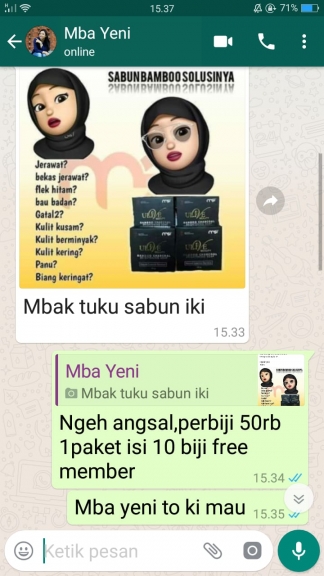 Sabun bambo Charcoal