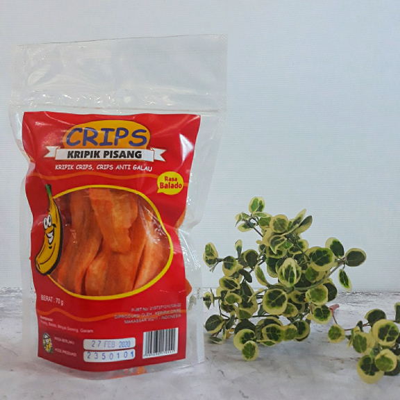 Keripik Crips Pisang Balado 70g