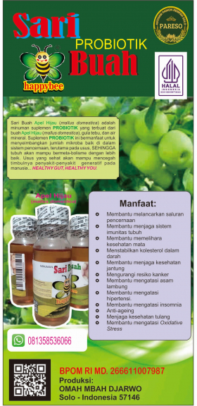 Minuman Sari Buah Apel Hijau