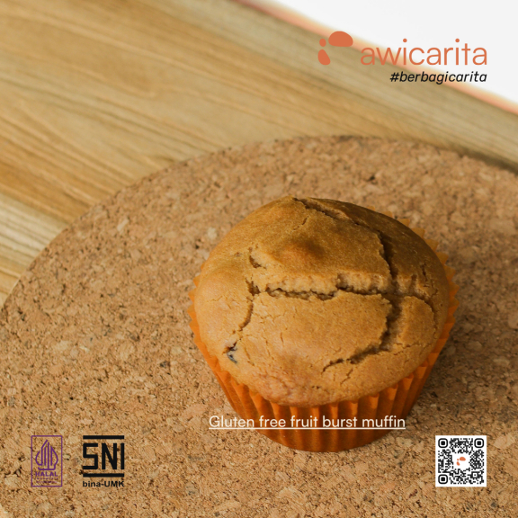 Gluten Free Fruit Burst Muffin Awicarita