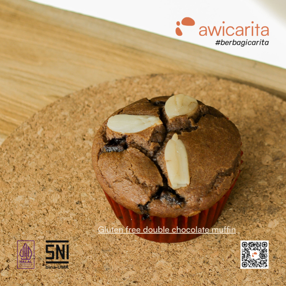 Gluten Free Double Chocolate Muffin Awicarita