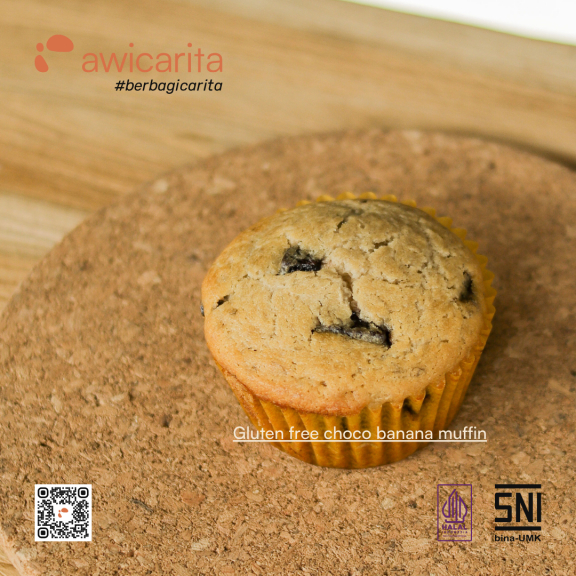 Gluten Free Choco Banana Muffin Awicarita