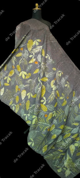 Kain Ecoprint Hibrid Sekar Alam