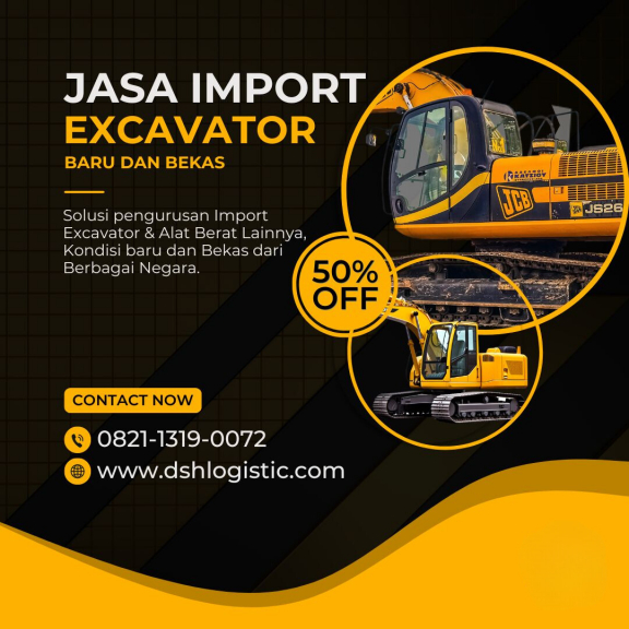 JASA IMPORT ALAT BERAT BEKAS