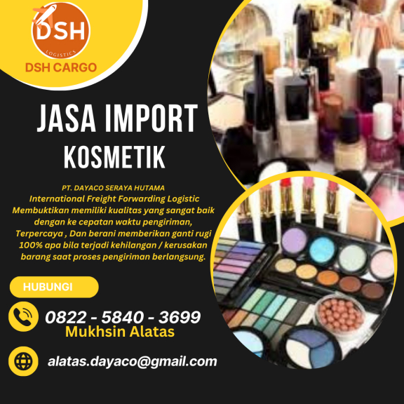 JASA IMPORT KOSMETIK