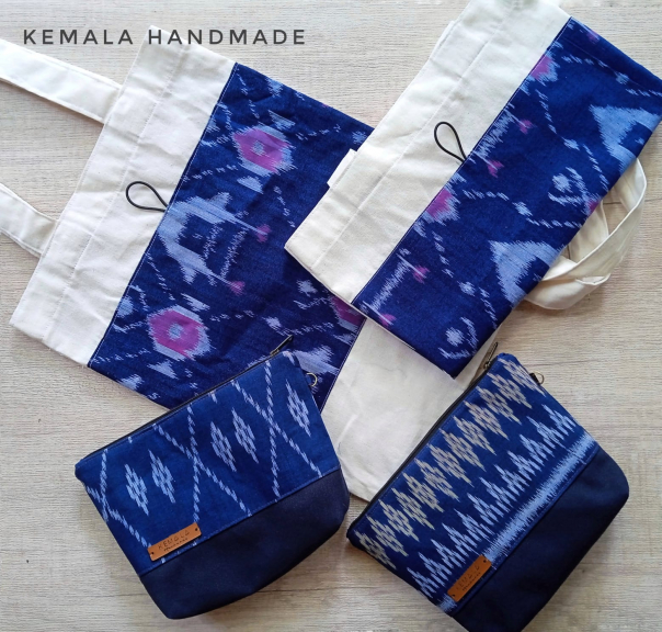 MIMOSA POUCH BIRU