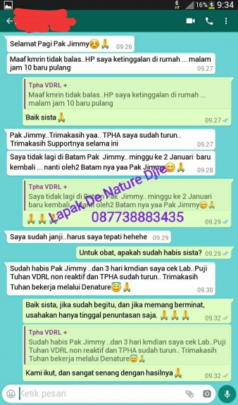 Obat kencing nanah de nature