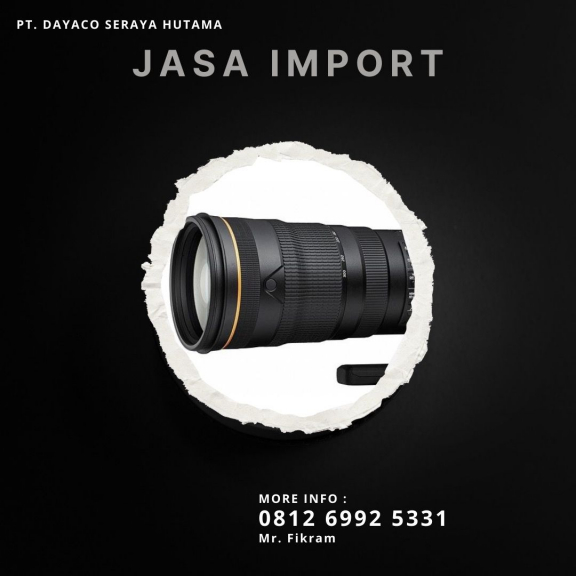 Jasa Import Lensa Camera