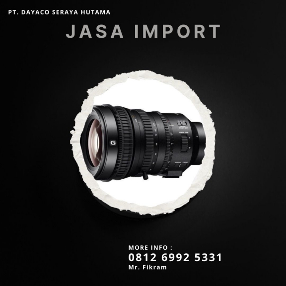 Jasa Import Lensa Camera