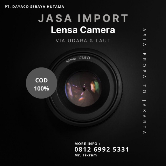 Jasa Import Lensa Camera