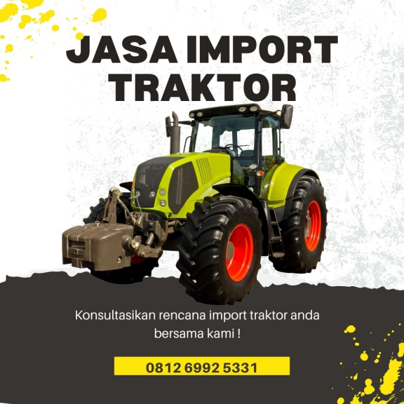 Jasa Import Traktor dan Mini Traktor