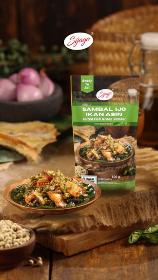 Sambal Ijo Ikan Asin Sijago